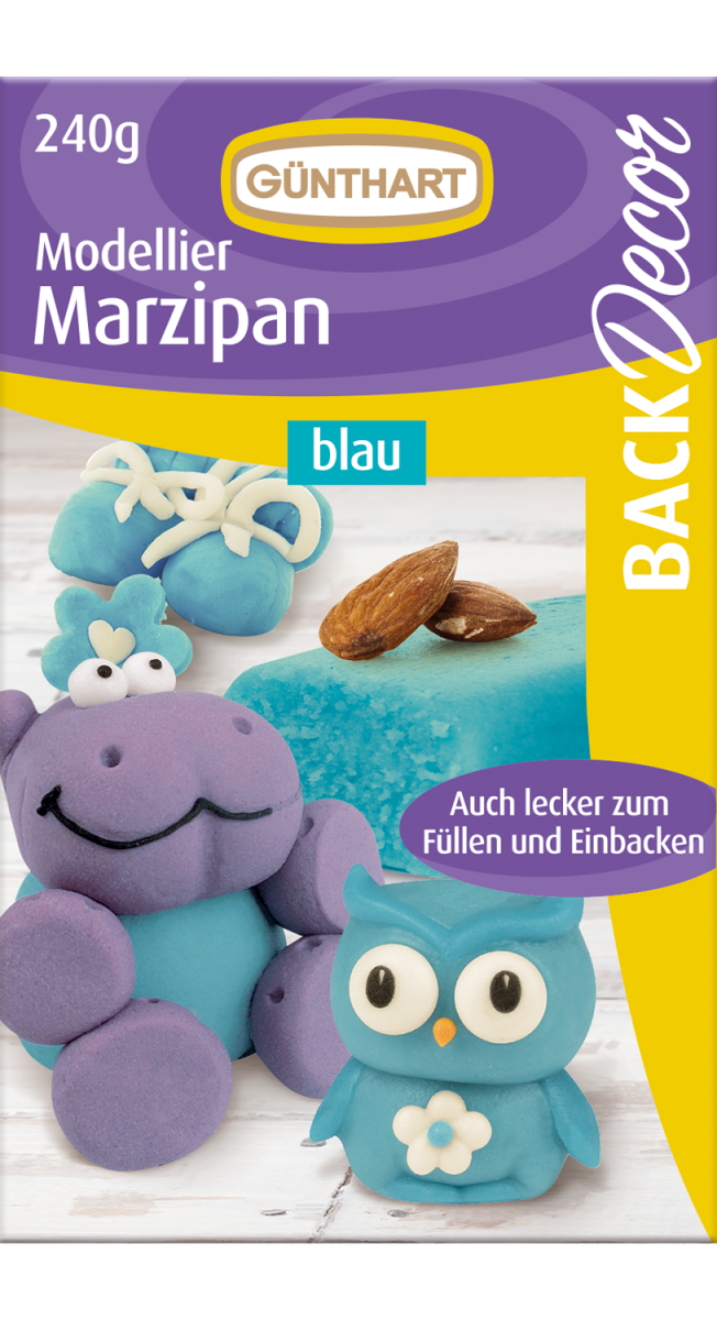 240g Marzipan blau 
