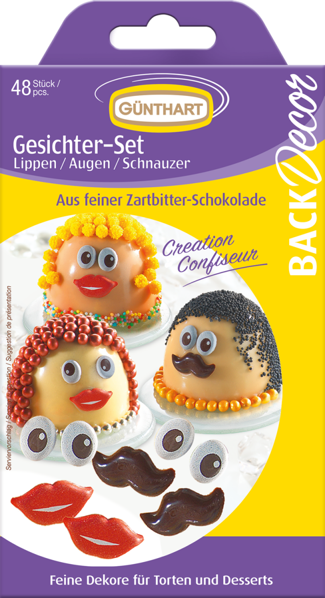 48 Gesichter-Set 