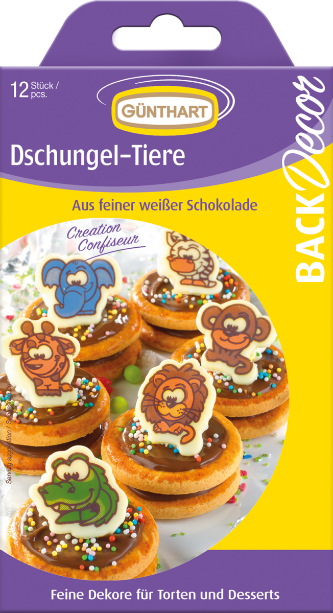 12 Dschungel Tiere 