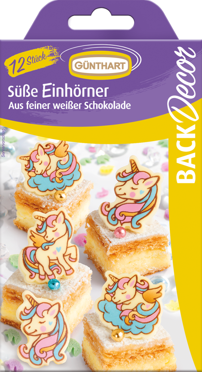 12 Süße Einhörner 