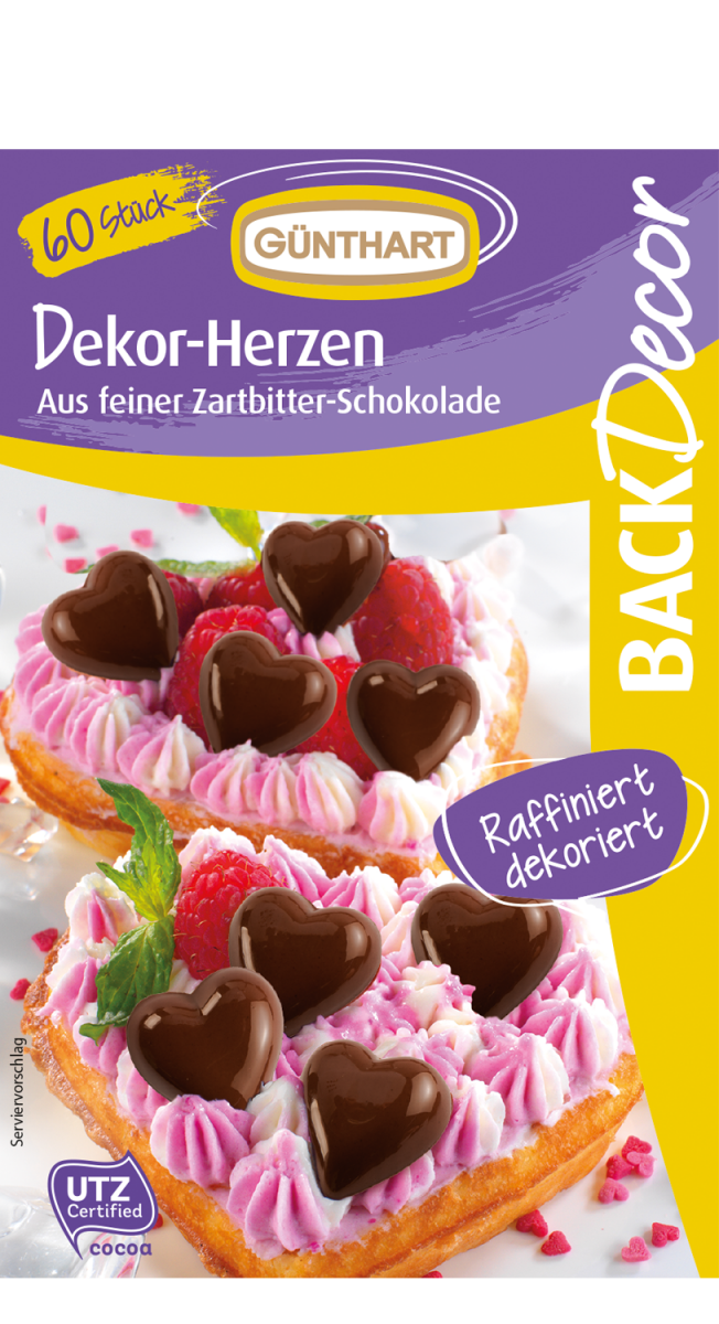 60 Dekor Herzen 