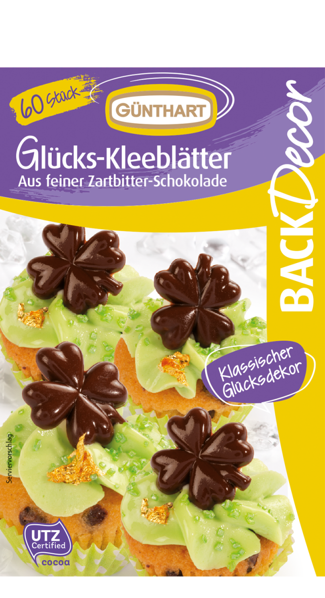 60 Glücks-Kleeblätter 