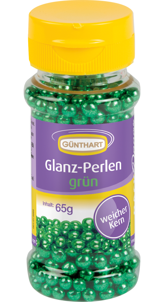 65g Glanzperlen, grün 