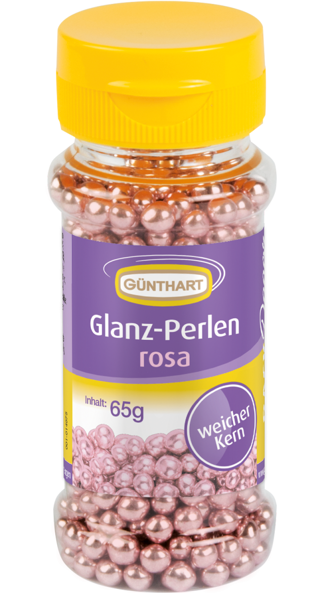 65g Glanzperlen rosa 