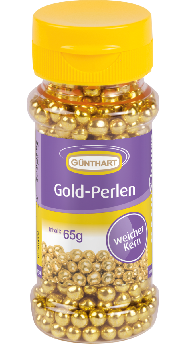 65g Glanzperlen, gold 