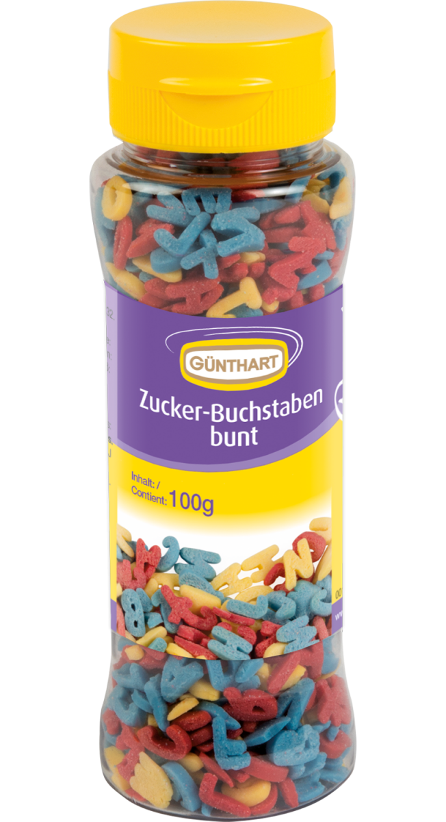 100g Dekor Buchstaben 