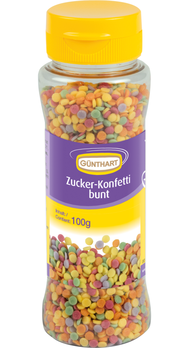 100g Dekor Konfetti bunt 