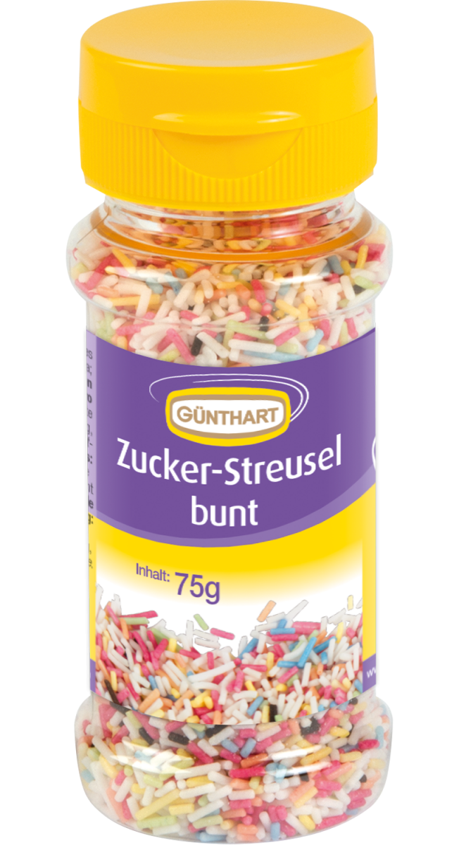 75g Zuckerstreusel bunt 