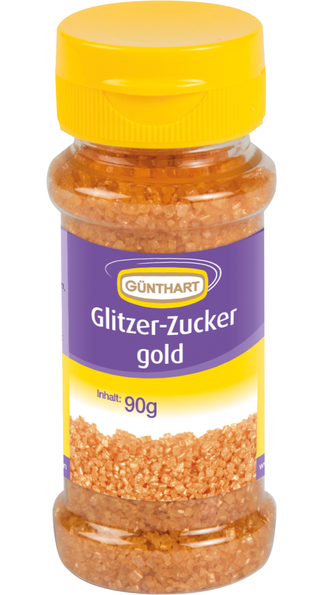 90 g Glitzerzucker, gold 