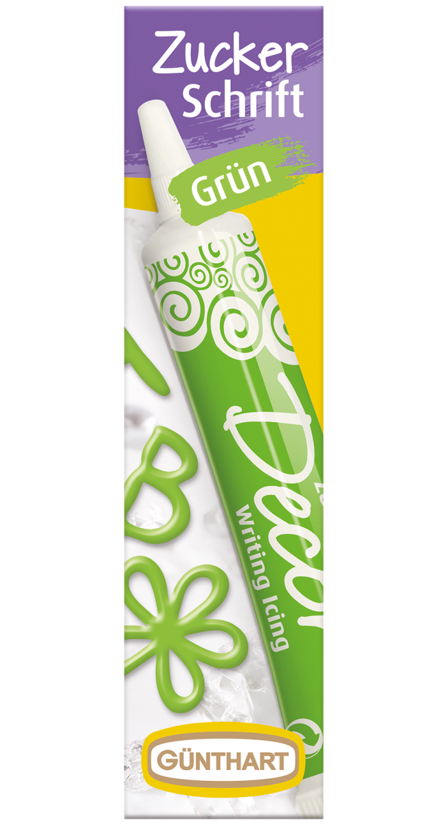 25g Zuckerschrift Grün 