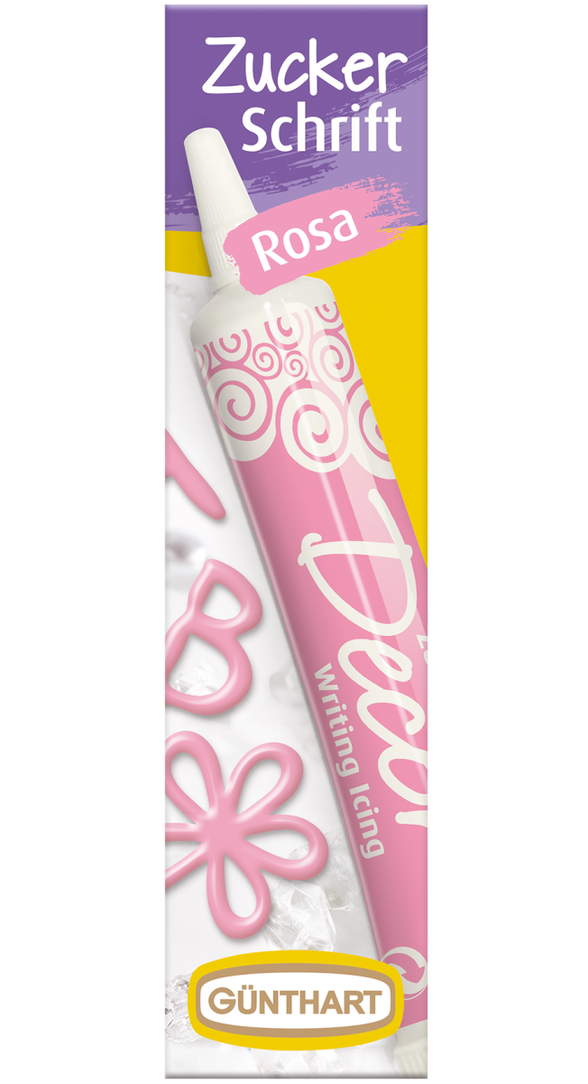 25g Zuckerschrift Rosa 