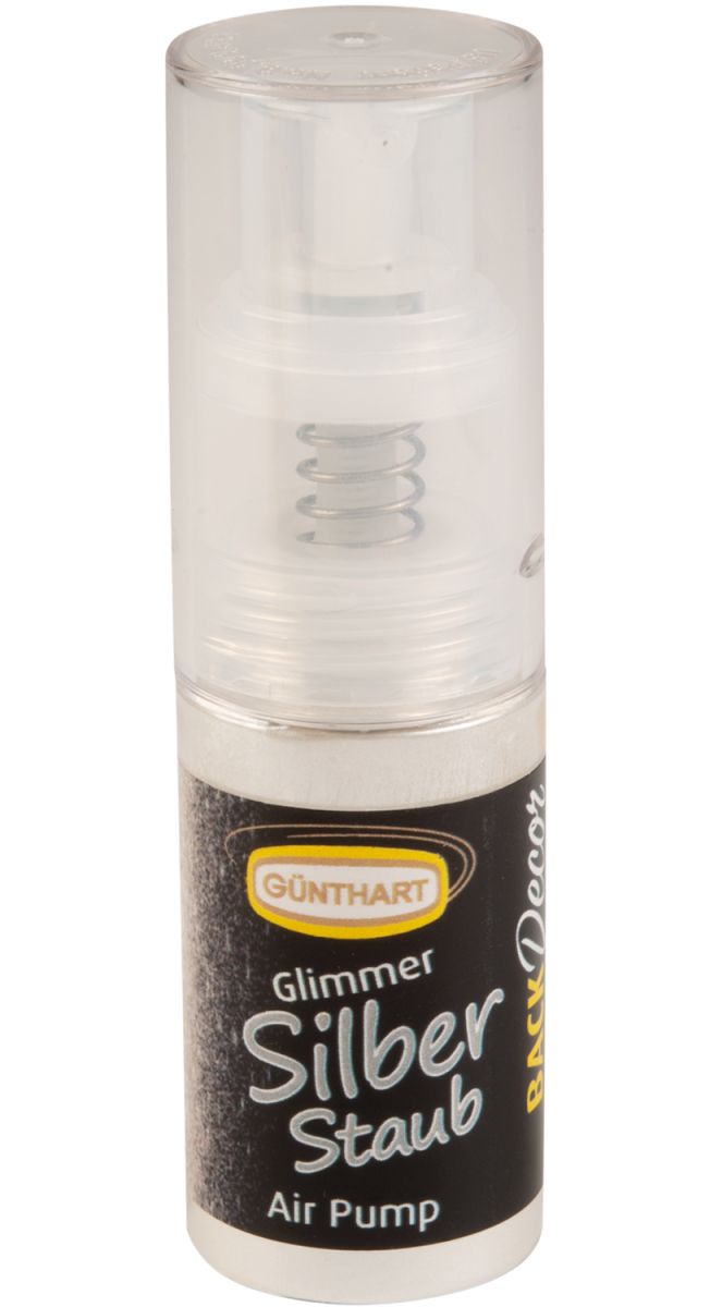 10g Glimmer Silber Staub 