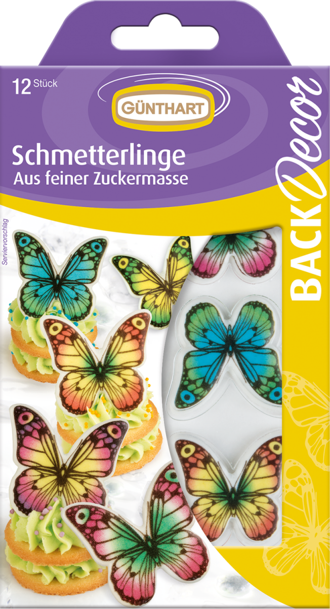 12 Schmetterlinge 