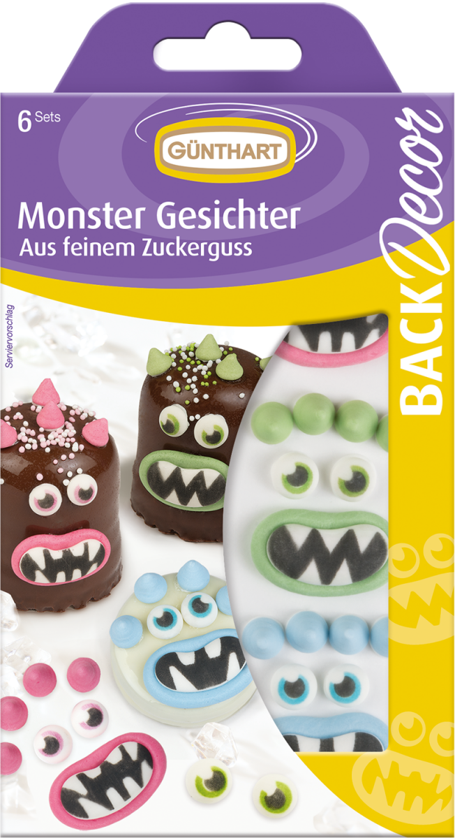 6 Monster Zuckergesichter 