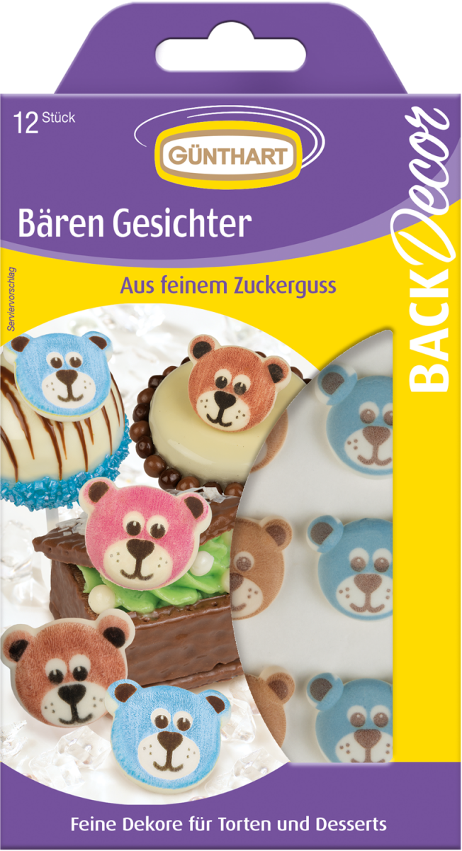 12 Bären Gesichter 
