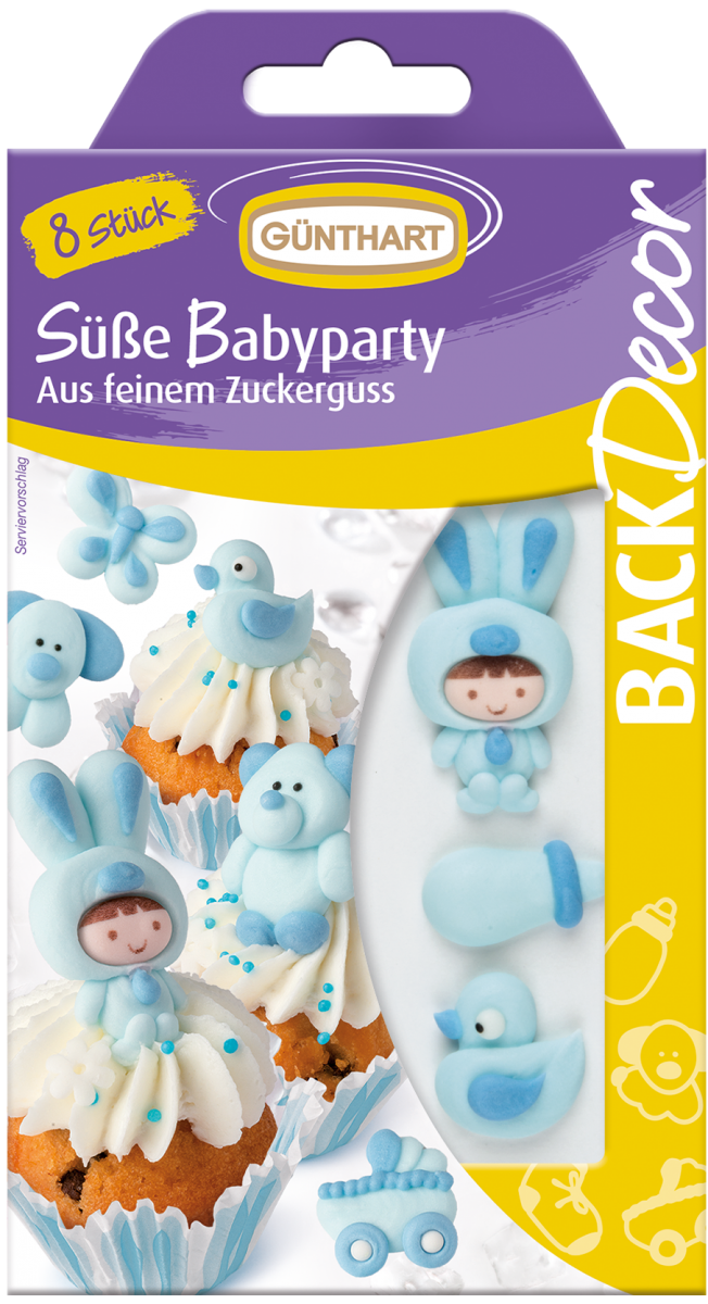 8 teiliges Babyparty Set 