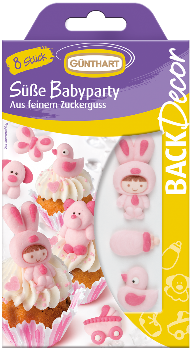 8 teiliges Babyparty Set 